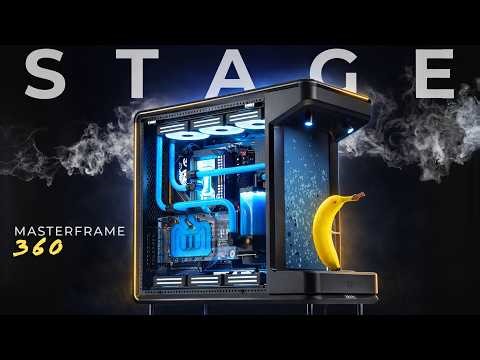 The Most Powerful AMD Gaming PC I’ve Ever Built — MasterFrame 360 Stage LCD