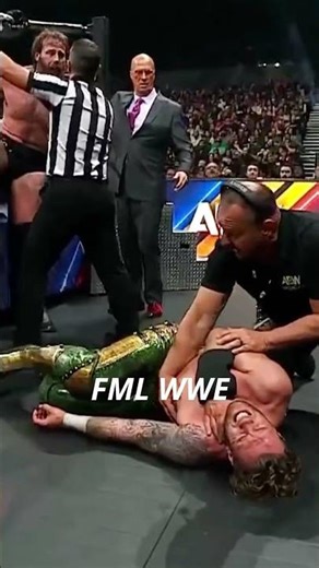 Un KO brutal qui choque tout le monde 🔥 #wwe #catch