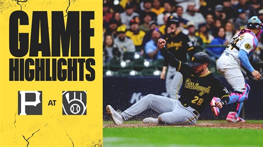 Pirates Take Series in Milwaukee with Extra-Inning Win | Highlights (4/25/26)