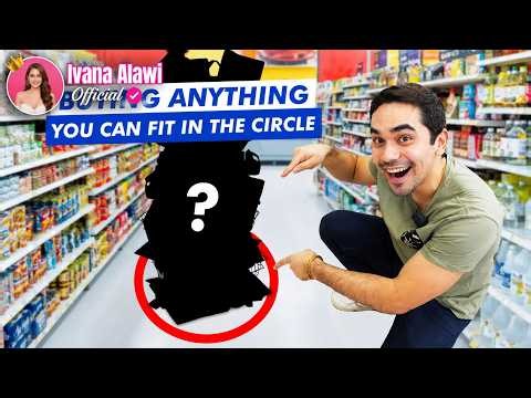 🛒 Everything Inside the Circle Is Mine! 😱💸 | Hash Alawi | Ivana Alawi Official