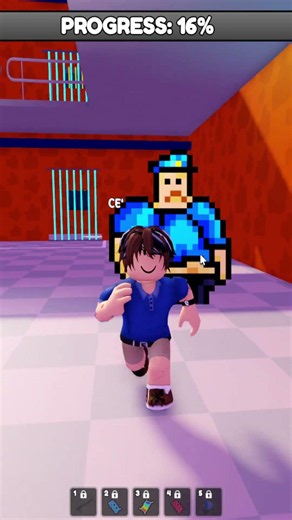 8 BIT LARRY JUMPSCARE #roblox #jumpscare #scaryobby