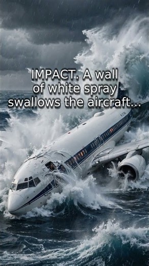Both Engines DIED Over the Ocean! Impossible Water Landing #shorts