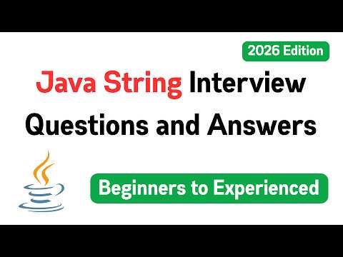 Java String Interview Questions and Answers