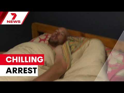 Chilling arrest of Crafers West mum killer Bo De-Simone | 7NEWS