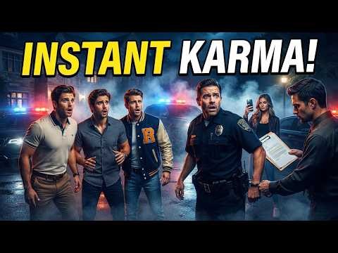 Harassing Frat Guys & Crooked Cops Get INSTANT KARMA! 😱🚔 | Crime Action Movie