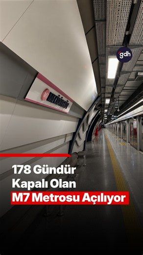 M7 Mecidiyeköy Metrosu Yeniden Açılıyor