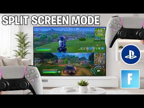 How To Play Fortnite Split Screen On PS4 & PS5 (EASY)