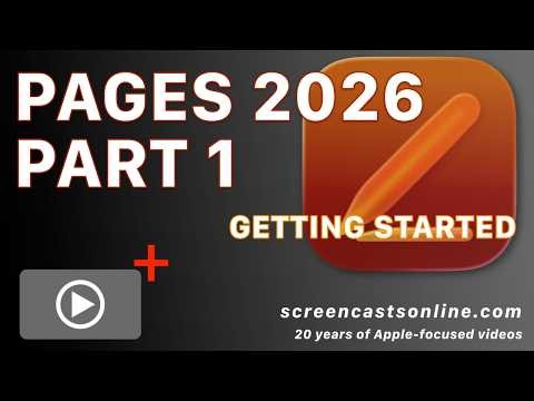 Apple PAGES for Mac — Beginner's GETTING STARTED Guide (Part 1)