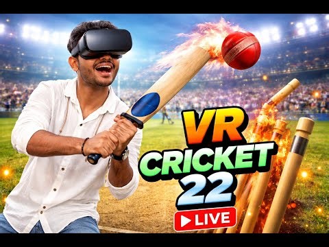 CRICKET 22 VR GAMEPLAY 🔥 | Can I Hit 100? LIVE! 🏏