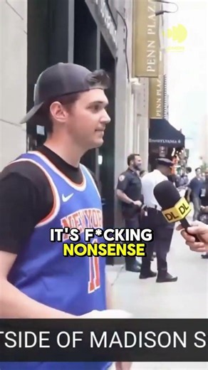 This Knicks fan says they shut down the watch parties for Game 4 because of fake Knicks fans.