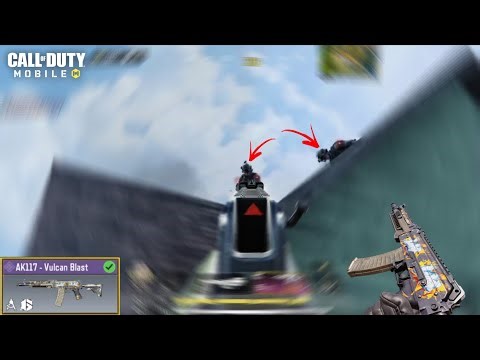 AK117 VULCAN BLAST BEST GUNSMITH IN CODM BATTLE ROYALE | SOLO SQUAD | CALL OF DUTY MOBILE
