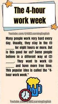 English Reading Practice (A2 Level) | The 4-Hour Work Week