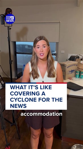 Reporter Bravely Covers Cyclone Narelle in Exmouth