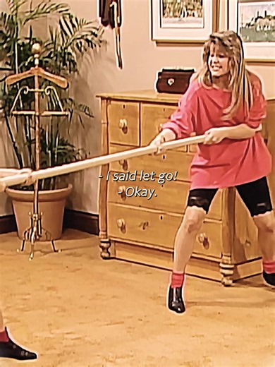 Full House scene: Michelle and the hole in the wall – transcript & summary