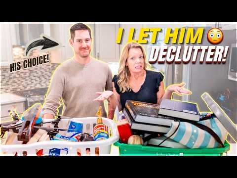 I Let My Husband Declutter Our Home (I was shocked)!