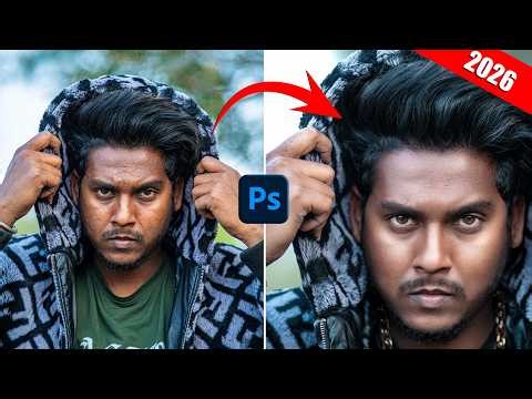 2026 New Photoshop Editing Trick 😍 Before vs After Transformation