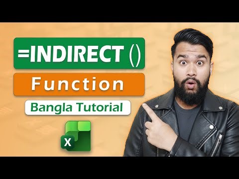 Excel INDIRECT Function Bangla Tutorial | Full Guide + Download Example File