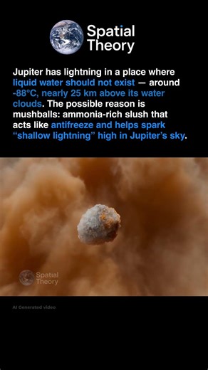 Jupiter Has Lightning Where Water Should Be Frozen