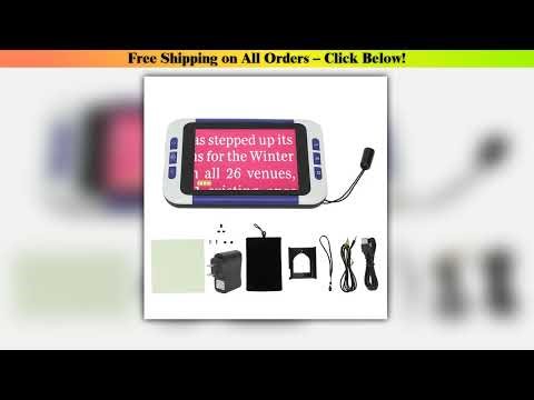 Electronic Video Magnifier Handheld Video Digital Magnifier 26 Color Modes Electronic Reading Aids