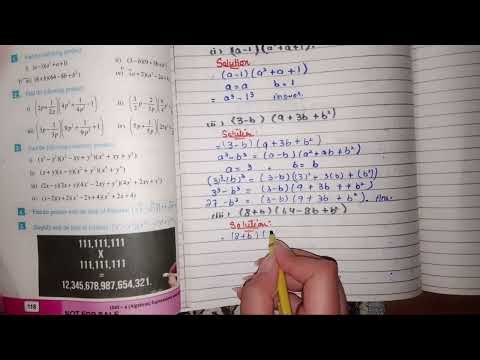 Class 9 Maths || Chap 4 || Exercise 4.6 || Q1 solution ||
