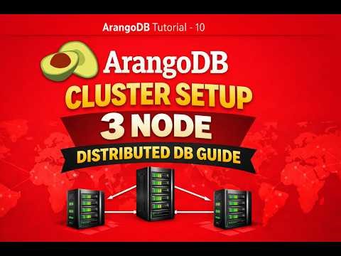 ArangoDB Cluster Setup 3 Node Step-by-Step Ubuntu 24.04 | Distributed DB Guide 🚀 #arangodb #cluster