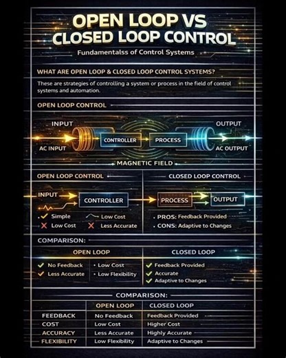 Open Loop vs Closed Loop Control