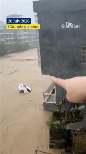 Typhoon Noul brings flooding to southern China