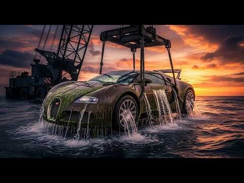 From Rust to Royalty 🔧 ASMR Bugatti Veyron Restoration (Ocean Find)