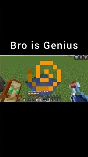 Infinite water glitch #minecraft #shorts #gaming