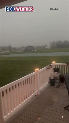 Watch: Roaring Thunder, Lightning, Heavy Rain Slam Auburn, Indiana
