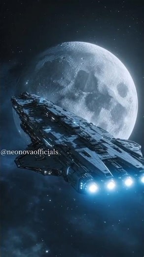 Mysterious Alien Spaceship Landing on Moon Surface 🌕👽 | #aliens #alienship #moonlanding #spacevideo