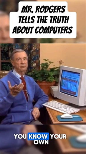 Mr. Rogers (1999) Explains Why Computers Can Never Replace Your Imagination