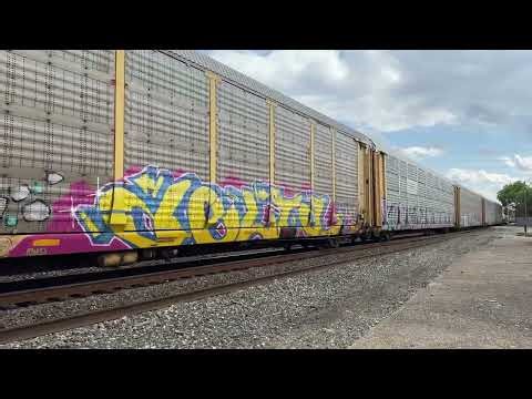 CSX Freight Train 717 (1x1)(train meet!)