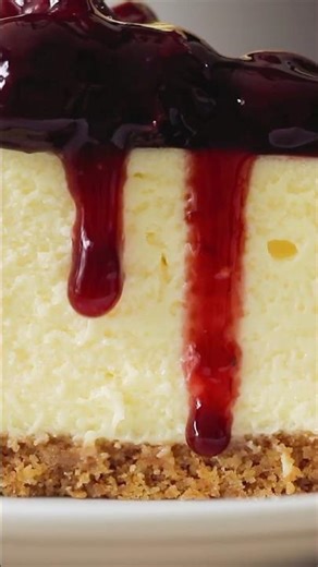 Easy Cheesecake with Perfect Texture #shorts