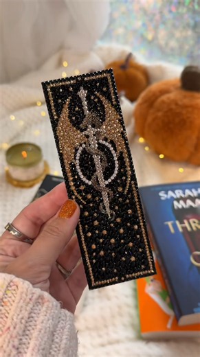 Bedazzling Books and Bookmarks for a Cozy Craft Night