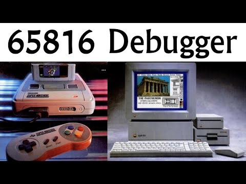 65816 Debugger (processor used in Super NES, Apple IIGS, and RetCom87 retro-inspired project)