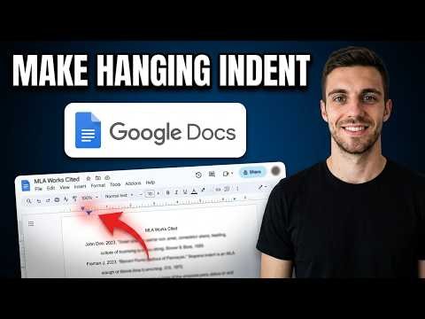 How to Make a Hanging Indent for an MLA Works Cited Page on Google Docs (Easy Guide)