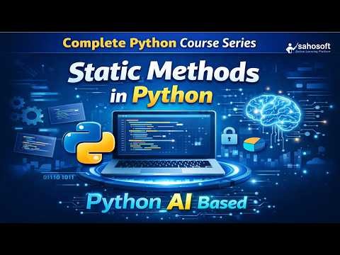 Static Functions in Python 🔥 | Complete Beginner Guide with Examples