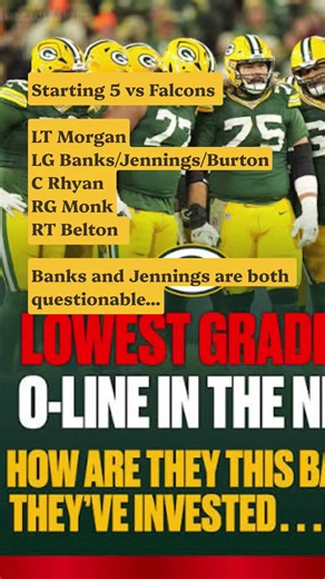 Will The Packers Offensive Line Bounc Back In Week 3? #gpg #everythingpackers #Packers #nfl