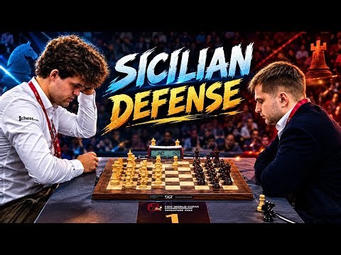 🎦 Magnus Carlsen VS Alexey Sarana • Fide World Rapid Chess Championships, 2025 Round 10