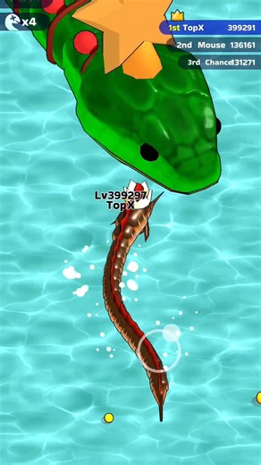 Snake Clash VIP Best Gameplay 2657 #snakeclash #games #viralshorts