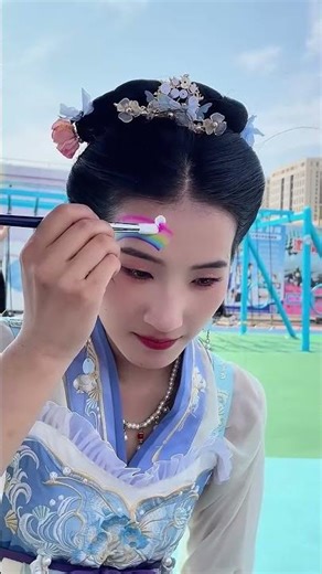 🌸 Beautiful face painting tutorial #art #painting #face painting #face art