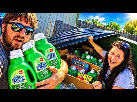 FREE Laundry Detergent for Months — Insane Dumpster Dive Find