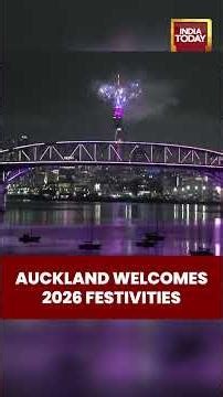 Auckland Welcomes 2026 With Fireworks | New Year Celebrations #newyear2026 #nye2026