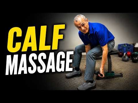 Calf Massage After Knee Replacement Using a Rolling Pin