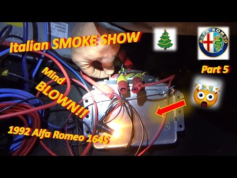 (Pt 5) Italian SMOKE SHOW just BLEW MY MIND!! ('92 Alfa Romeo 164S)