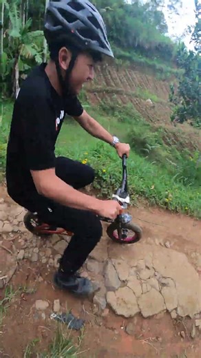 lewati rock garden 🤣 #minibike #funny #viral