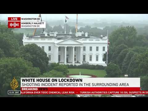 White House placed in lockdown after reported gunfire near complex