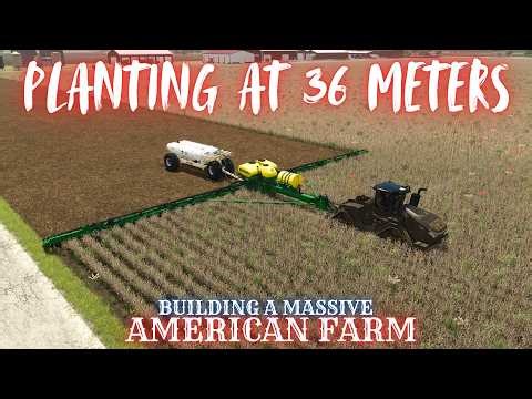 PLANTING AT 36 METERS - Farming Simulator 25