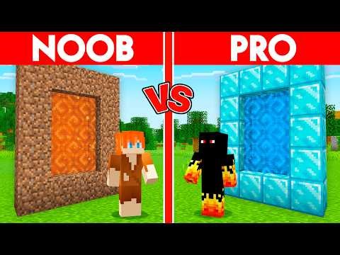 POOR vs RICH MOD Portal Battle in Minecraft